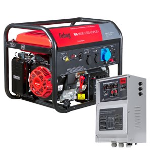 FUBAG Бензиновая электростанция с электростартером и коннектором автоматики BS 8500 A ES DUPLEX + Блок автоматики Startmaster BS 11500 (230V) для бензиновых электростанций в ПОДАРОК  FUBAG Бензиновая электростанция с электростартером и коннектором автоматики BS 8500 A ES DUPLEX + Блок автоматики Startmaster BS 11500 (230V) для бензиновых электростанций в ПОДАРОК