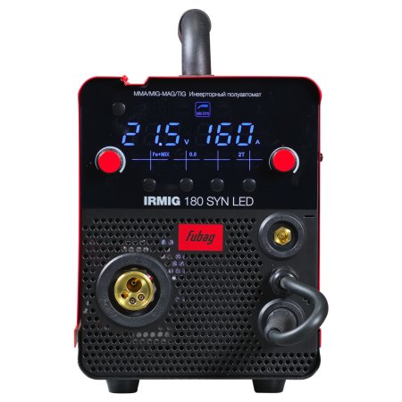 Полуавтомат сварочный инверторный FUBAG IRMIG 180 SYN LED с горелкой 250 А в комплекте в Ижевске фото
