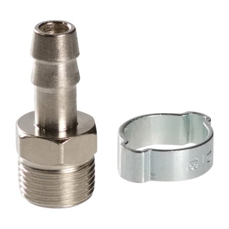 FUBAG Переходник 3/8 дюйма M на елочку 10мм с обжимным кольцом 15Х18мм FUBAG (Фубаг) FUBAG Переходник 3/8 дюйма M на елочку 10мм с обжимным кольцом 15Х18мм в Ижевске фото