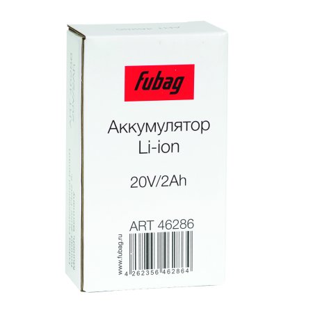 Аккумуляторная батарея FLI5S1P1202 Li-ion к бензиновым газонокосилкам FUBAG с электростартером и минирайдеру (20V/2Ah) в Ижевске фото