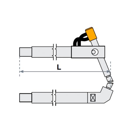 FUBAG Верхнее плечо наклонное O 22 х 125мм для серии SG 4-6 FUBAG Верхнее плечо наклонное O 22 х 125мм для серии SG 4-6