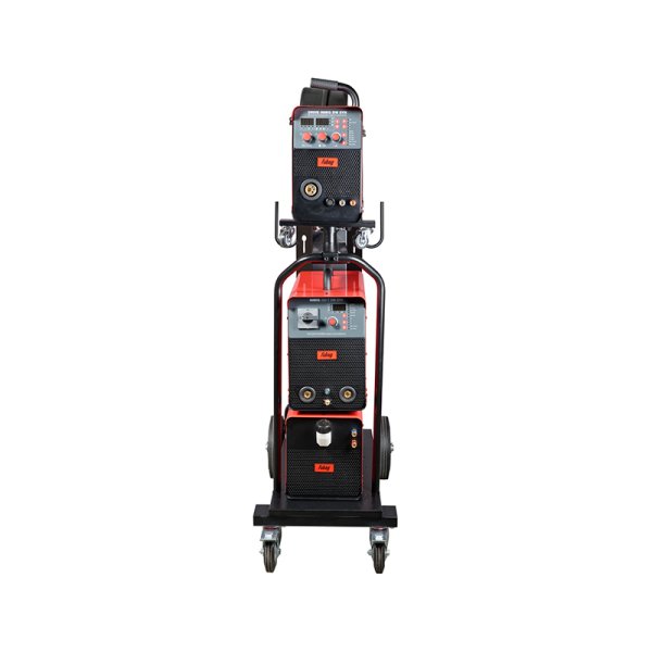 Полуавтомат сварочный FUBAG INMIG 500T DW SYN + подающий механизм DRIVE INMIG DW SYN + шланг-пакет 5 метров 70 мм2 14 pol с жидкостным охлаждением для INMIG 500T DW SYN + горелка FB 500 3m + блок жидкостного охлаждения Cool 70 + тележка для аппаратов в Ижевске фото