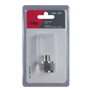 FUBAG Переходник 1/4 дюйма M на 1/2 дюйма F, блистер 1 шт в Ижевске фото