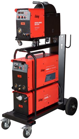 Сварочный полуавтомат INMIG 500T DW SYN + Подающий механизм DRIVE INMIG DW SYN + Шланг-пакет 5 м + Горелка FB 500 3 м + Блок жидкостного охлаждения + Тележка в Ижевске фото