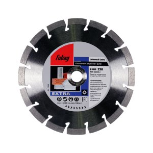 Алмазный отрезной диск FUBAG Universal Extra_ диам. 230/22.2 в Ижевске фото