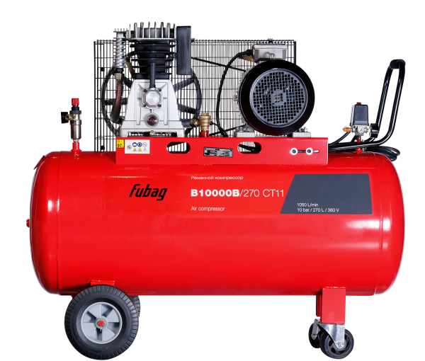 Ременной одноступенчатый компрессор FUBAG B10000B/270 CT11 + Набор пневмоинструмента 34 предмета (в кейсе) + Набор пневмоинструмента Basic S1000 3 предмета в ПОДАРОК! Ременной одноступенчатый компрессор FUBAG B10000B/270 CT11 + Набор пневмоинструмента 34 предмета (в кейсе) + Набор пневмоинструмента Basic S1000 3 предмета в ПОДАРОК! в Ижевске фото