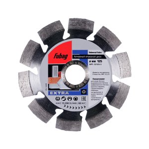 Алмазный отрезной диск FUBAG Universal Extra D125 мм/ 22.2 мм в Ижевске фото